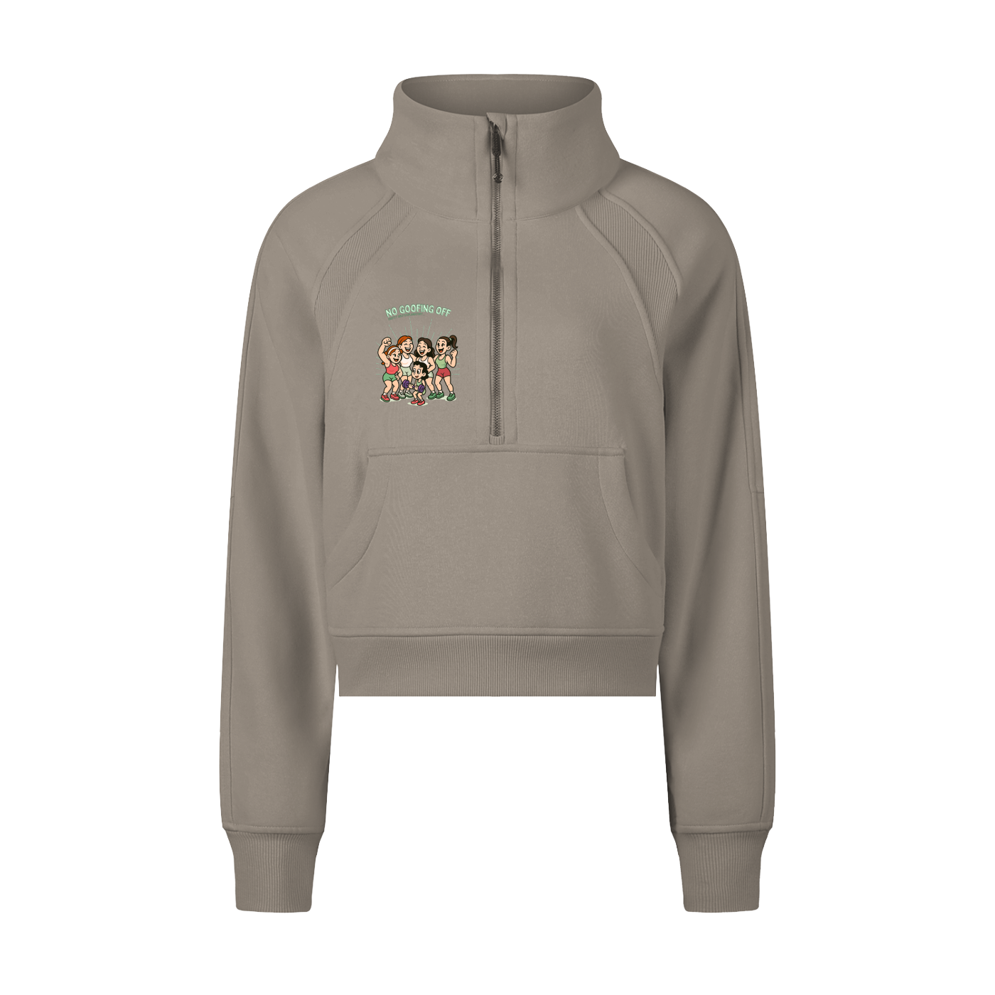 NOGOFF CHICKS HALF ZIP