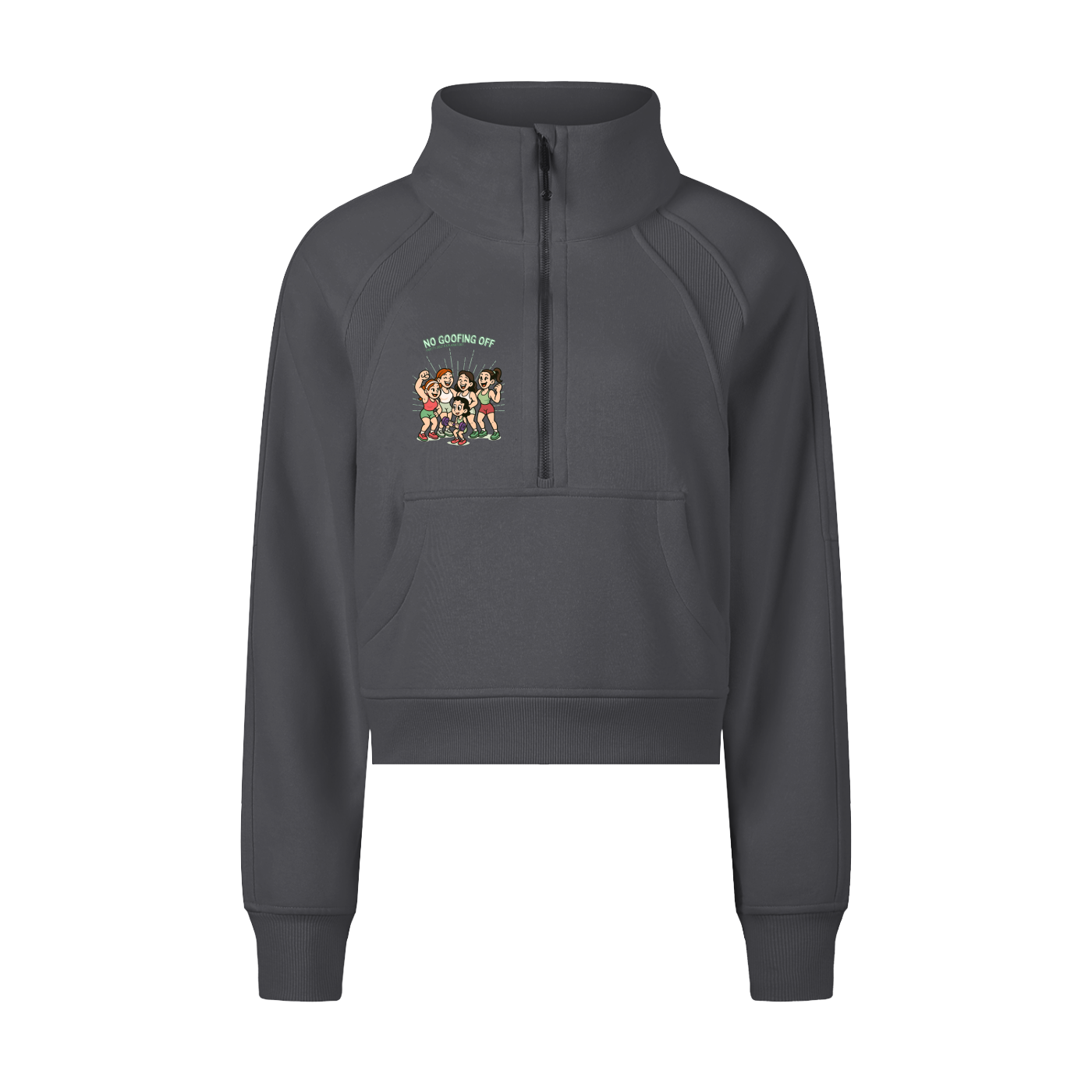 NOGOFF CHICKS HALF ZIP