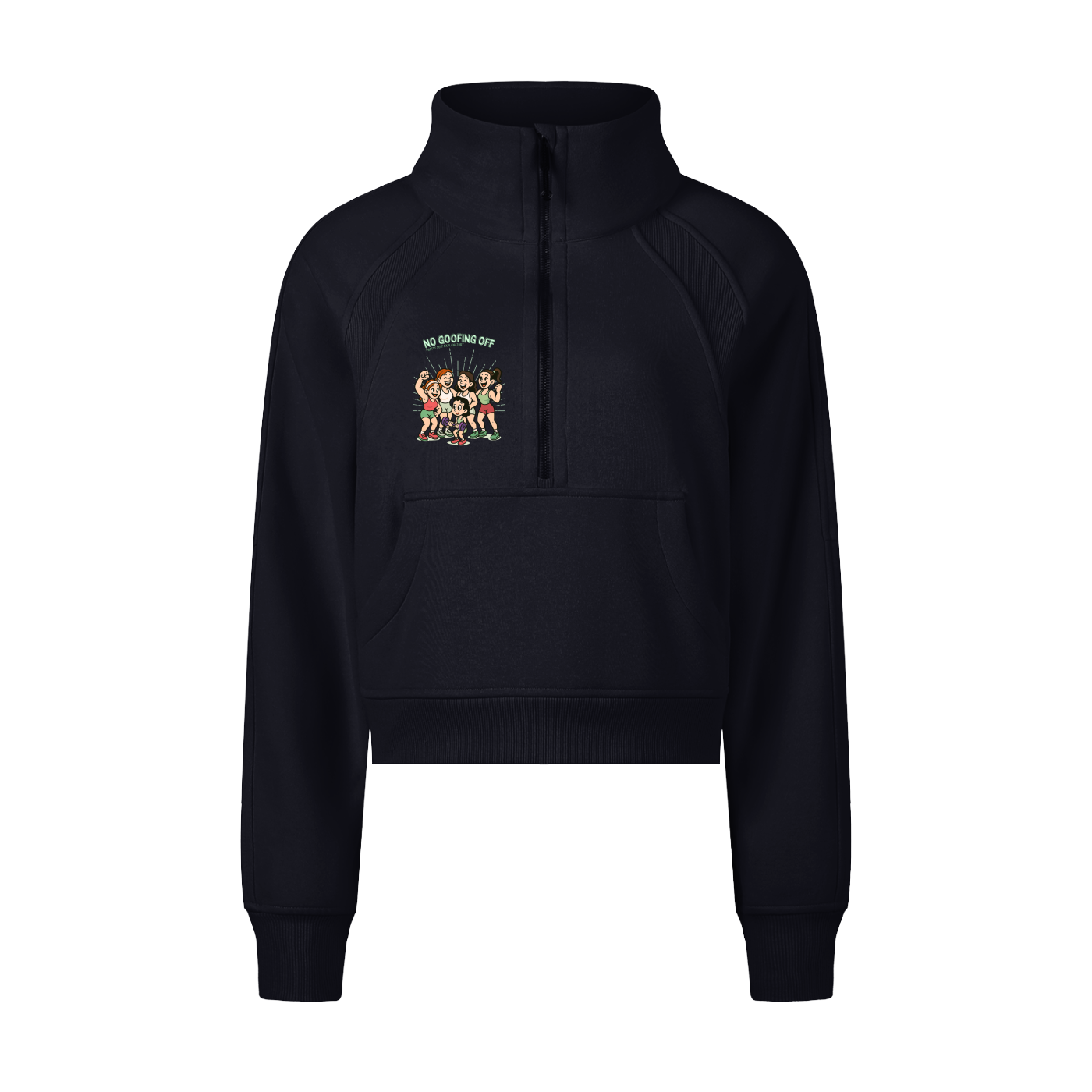 NOGOFF CHICKS HALF ZIP
