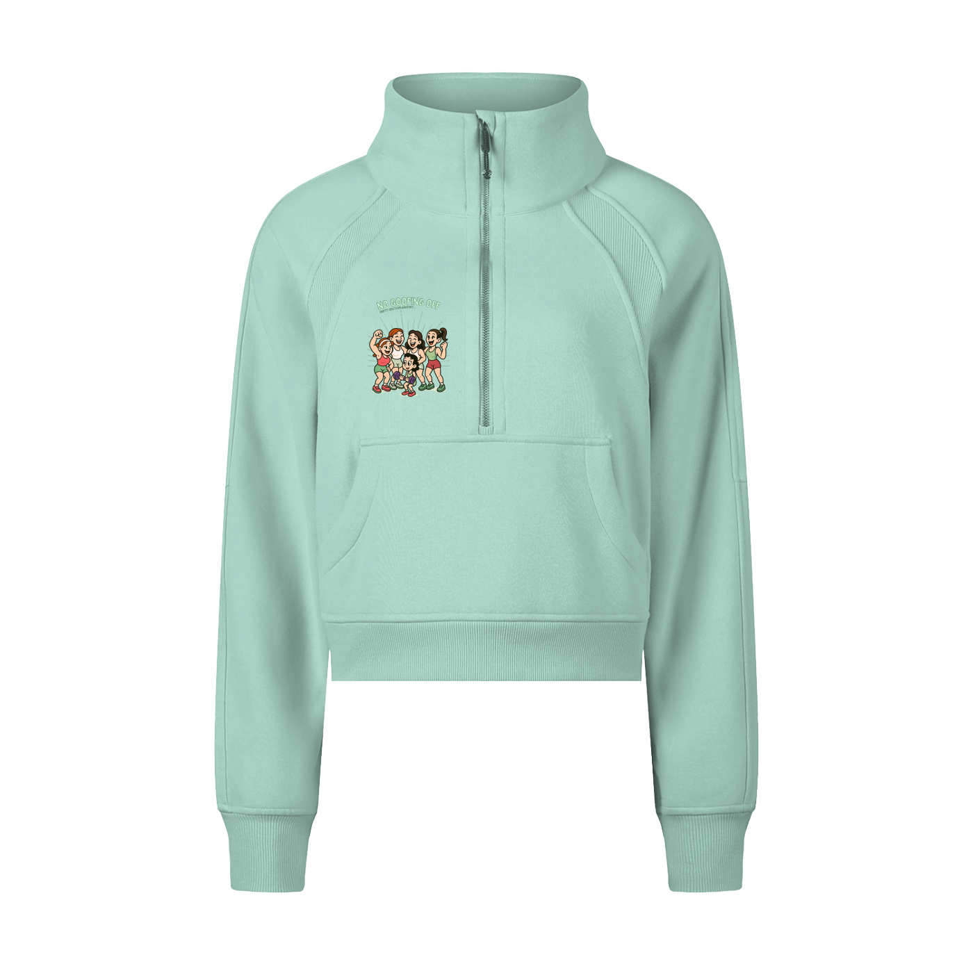 NOGOFF CHICKS HALF ZIP